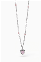 Collana Mabina Bambino Petit Cœur in Argento Zircone 553690 - 553690